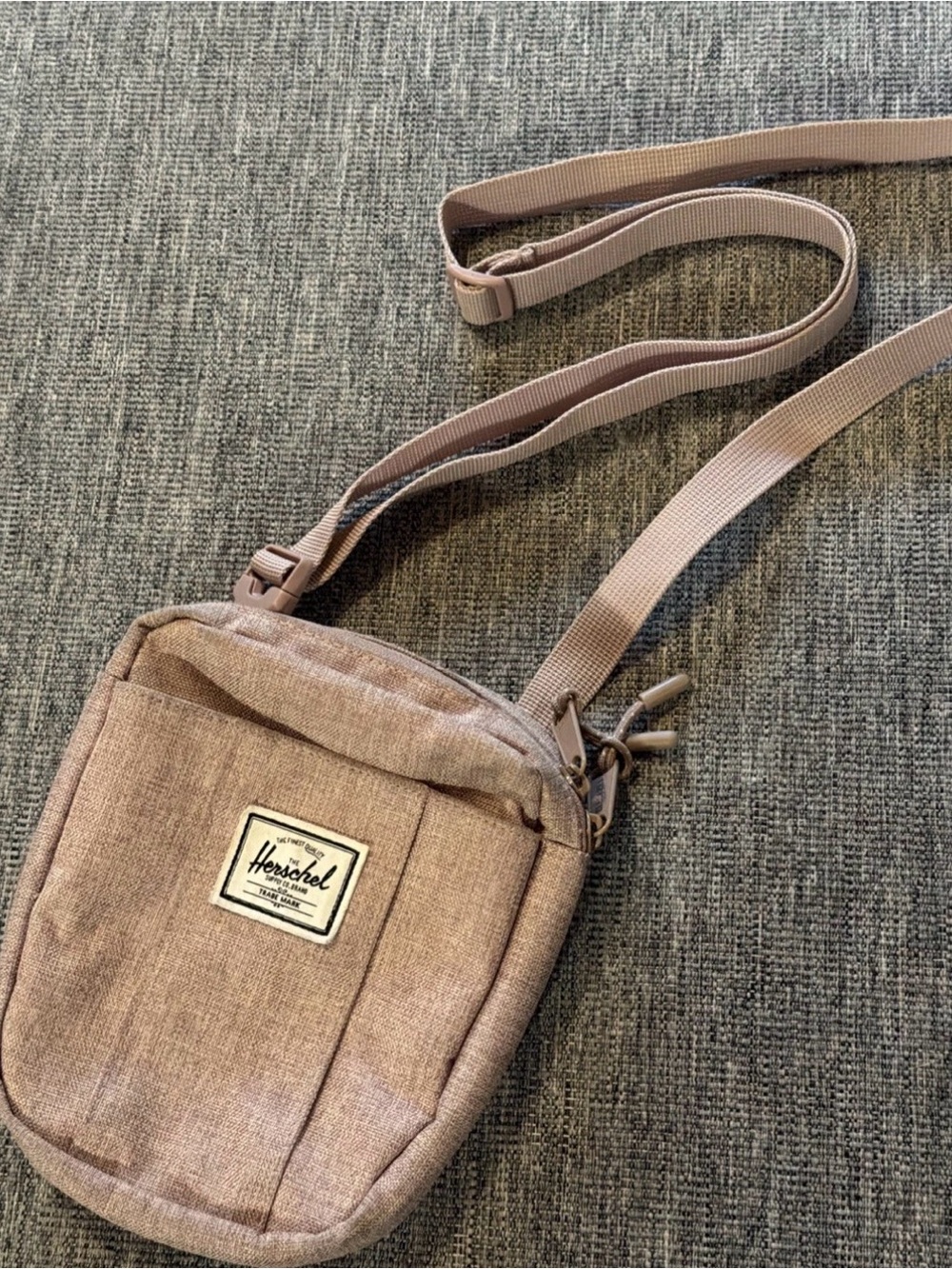Herschel Supply Co CRUZ Small CROSS BODY Crosshatch Bag Rose Pink
